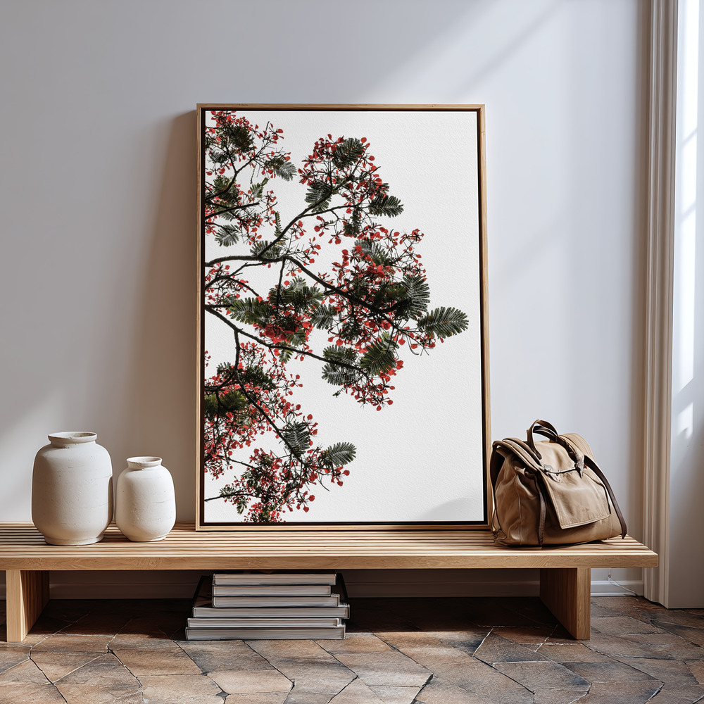 Canvas schilderi - Flamboyant in guest room