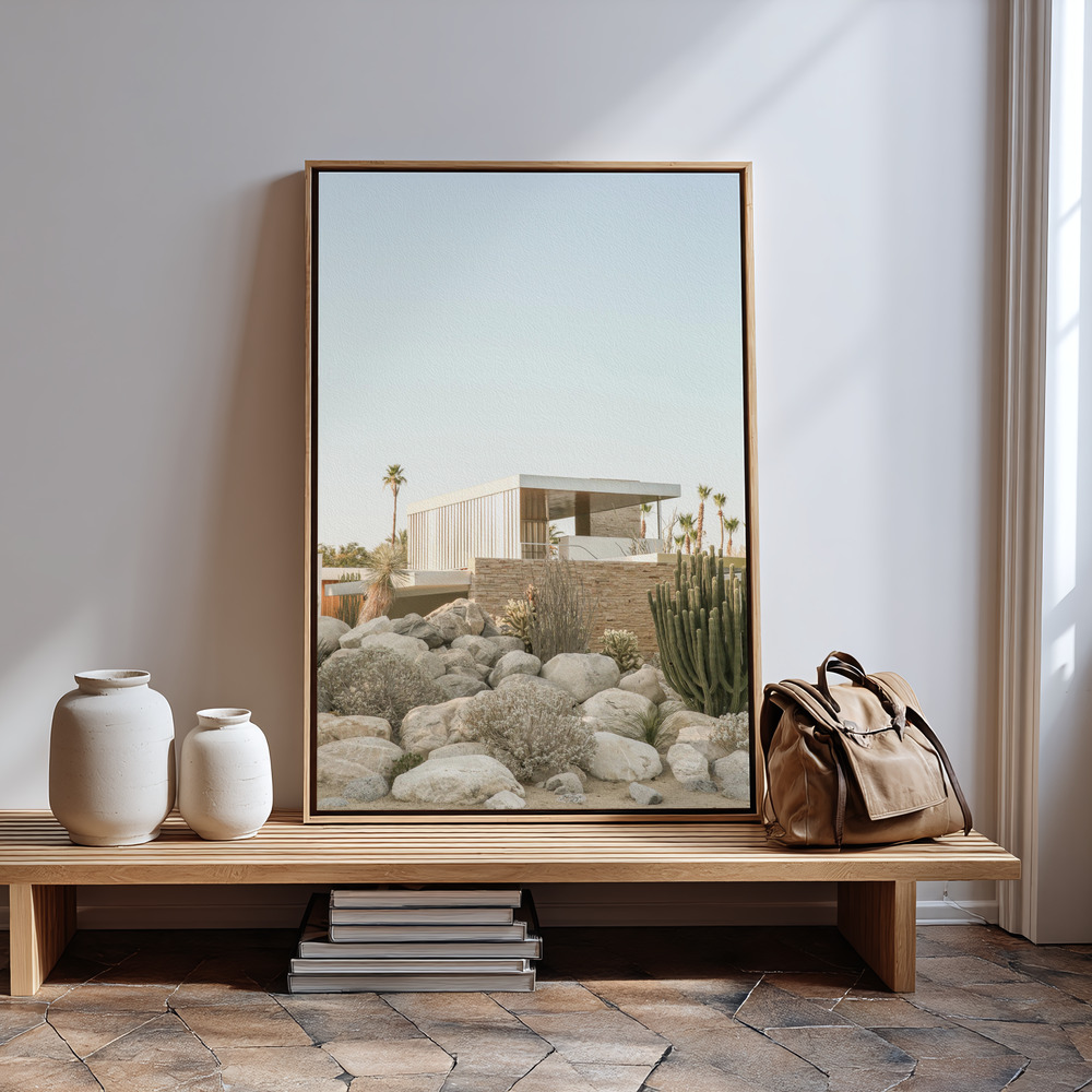 Canvas print - Kaufmann House 02 in guest room