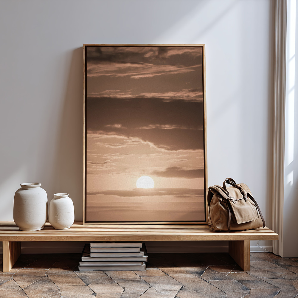 Canvas schilderi - Liquid Sunshine in guest room