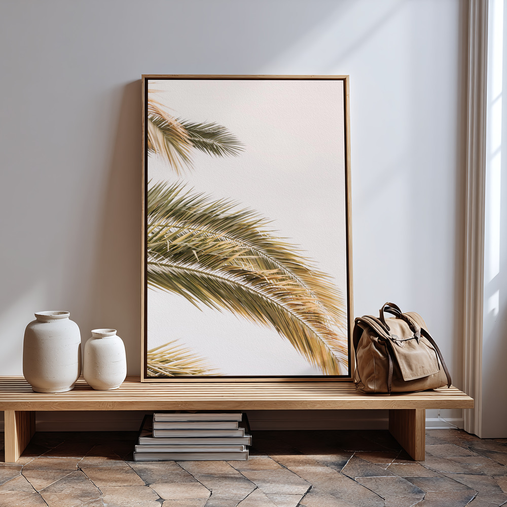 Canvas print - Oasis Palm 02jpg in guest room