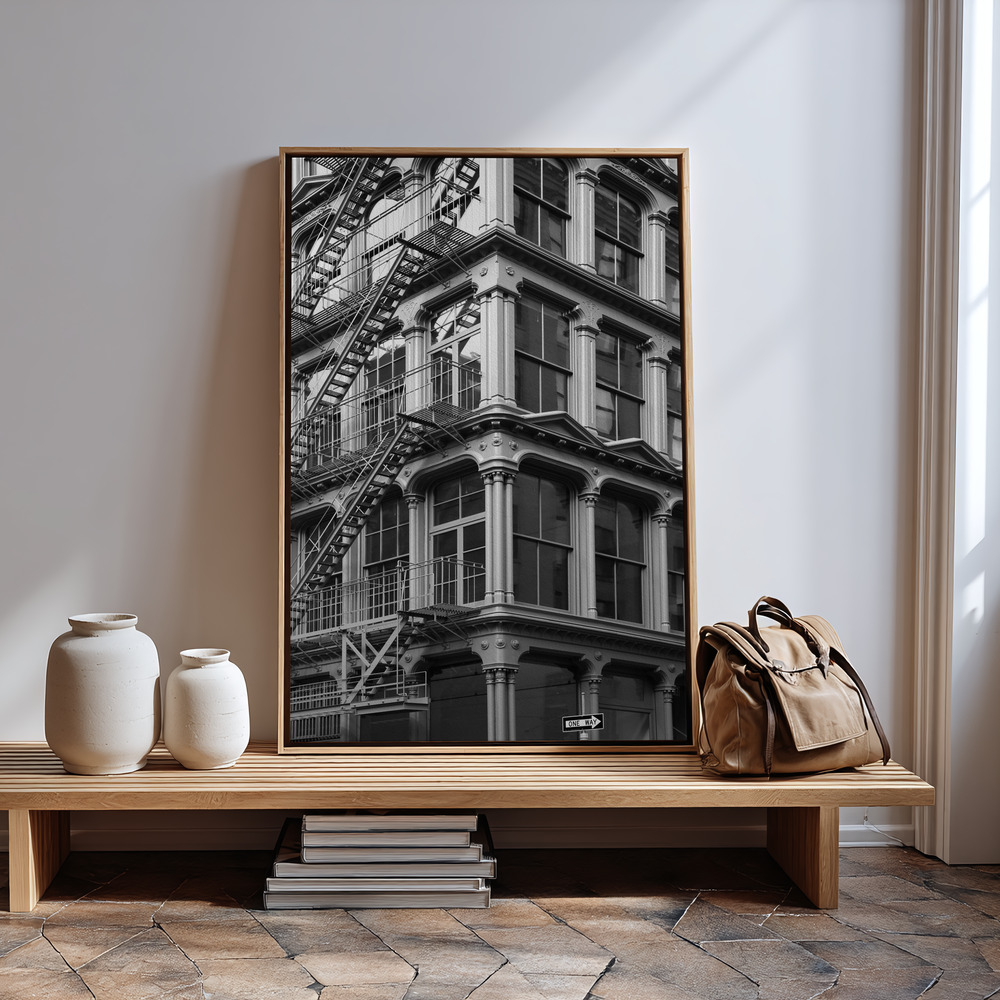 Canvas print - One Way in guest room