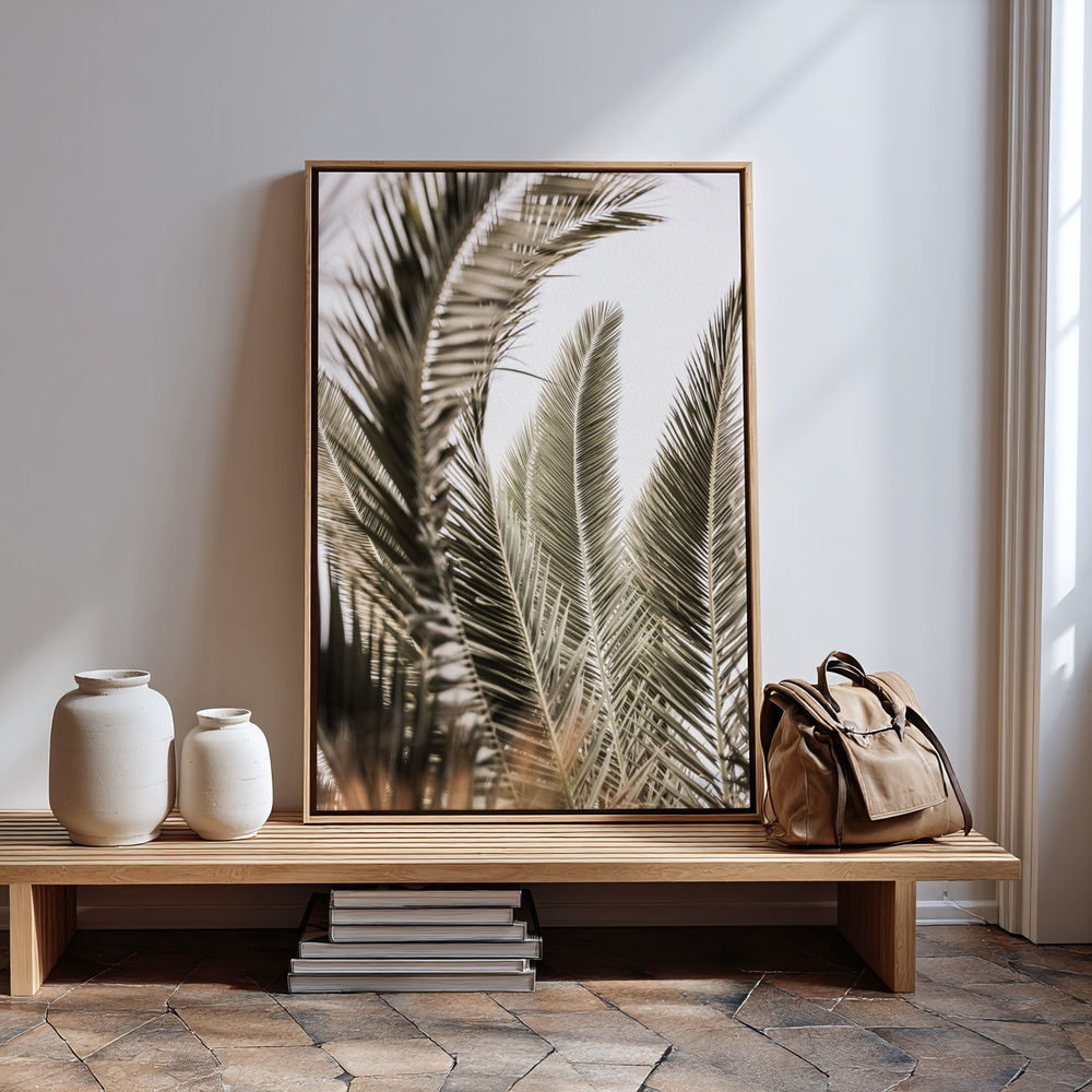 Canvas taulu - Palm Love sisäänkäynnin luona