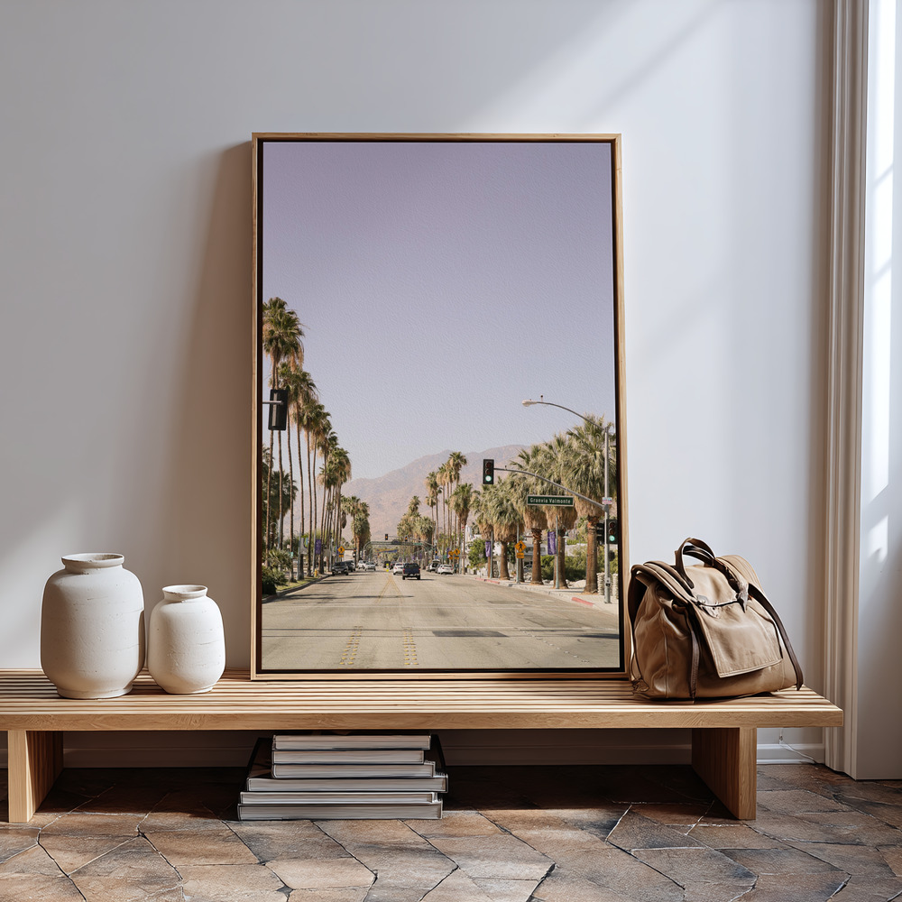 Canvas taulu - Palm Spring sisäänkäynnin luona