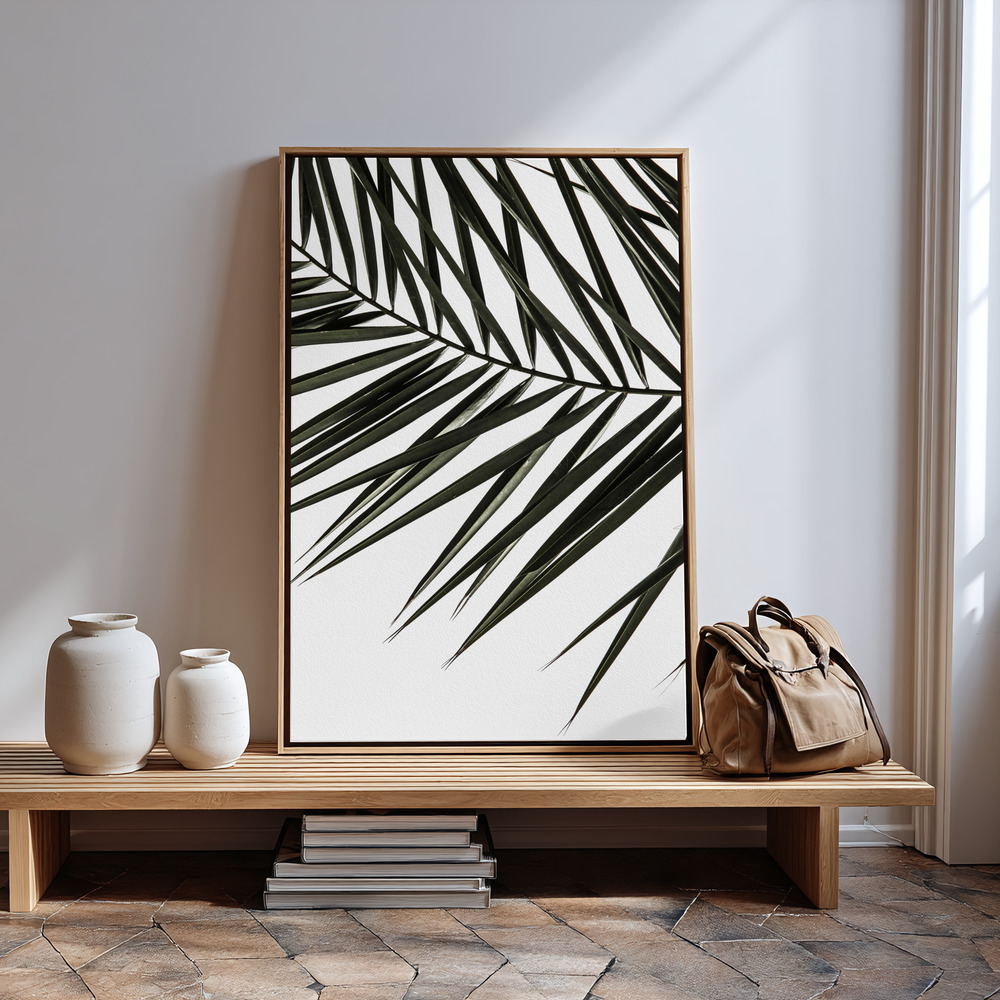 Canvas print - Phoenix Frond in guest room