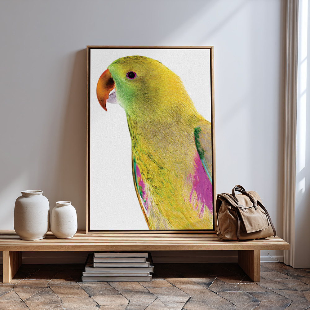 Canvas print - Polly in guest room