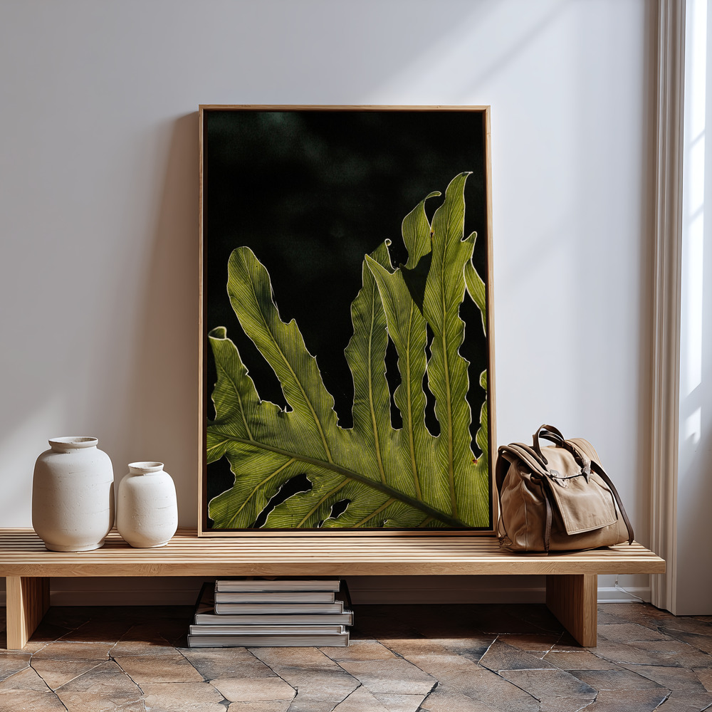 Canvas schilderi - Twilight in guest room