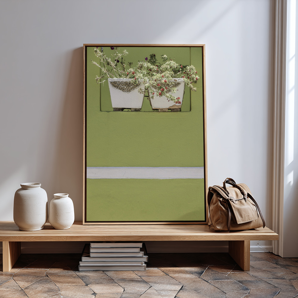 Toile - Wall Garden à l'entrée