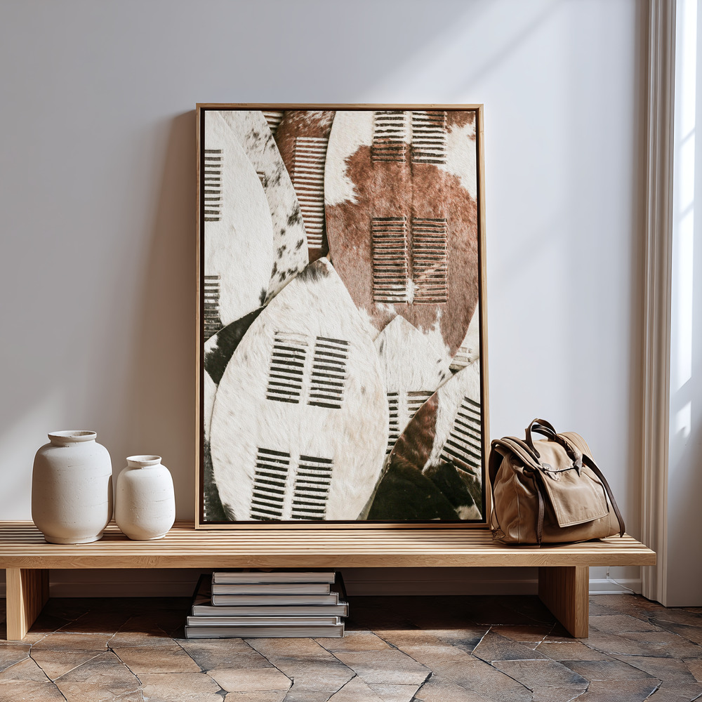 Canvas schilderi - Zulu Warrior in guest room