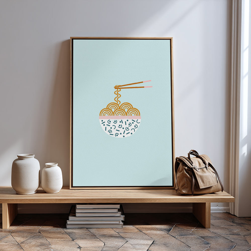 Canvas print - Ramen in guest room