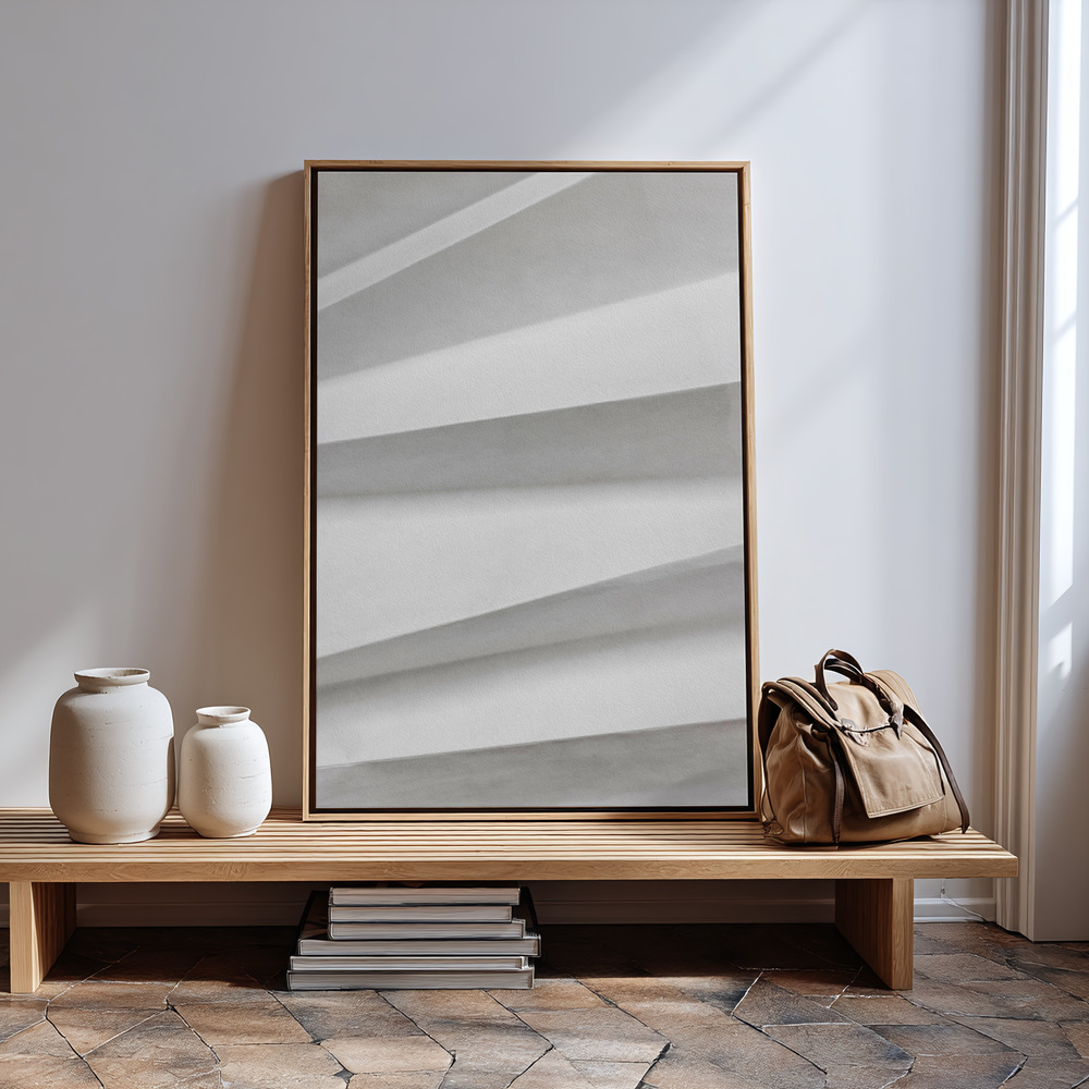 Canvas print - Paper Studies 11 in guest room