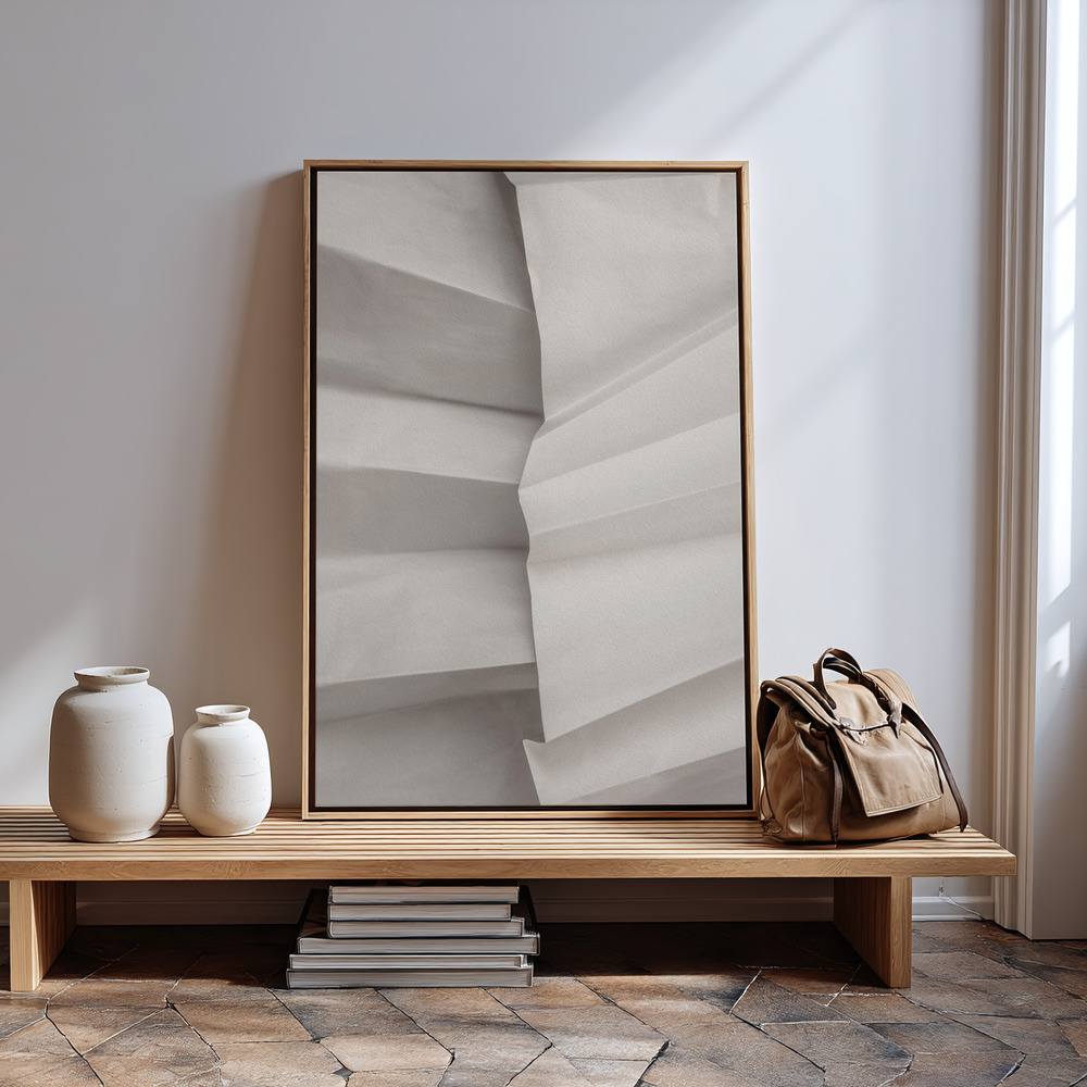 Canvas print - Paper Studies 13 in guest room