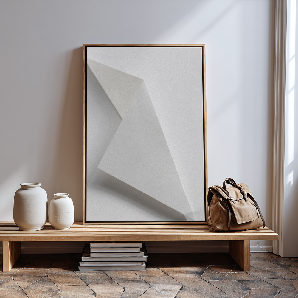 Canvas print - Paper Studies 16 in guest room
