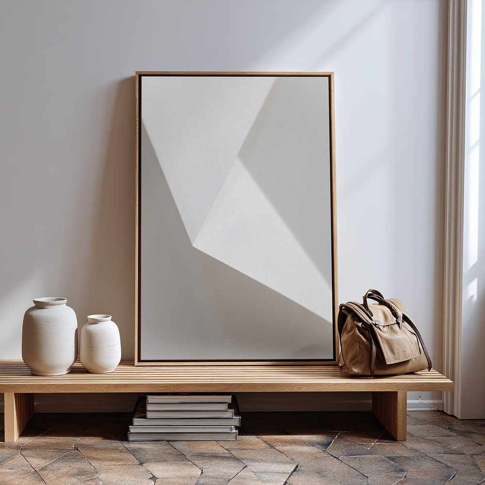 Canvas print - Paper Studies 17 by the entrance