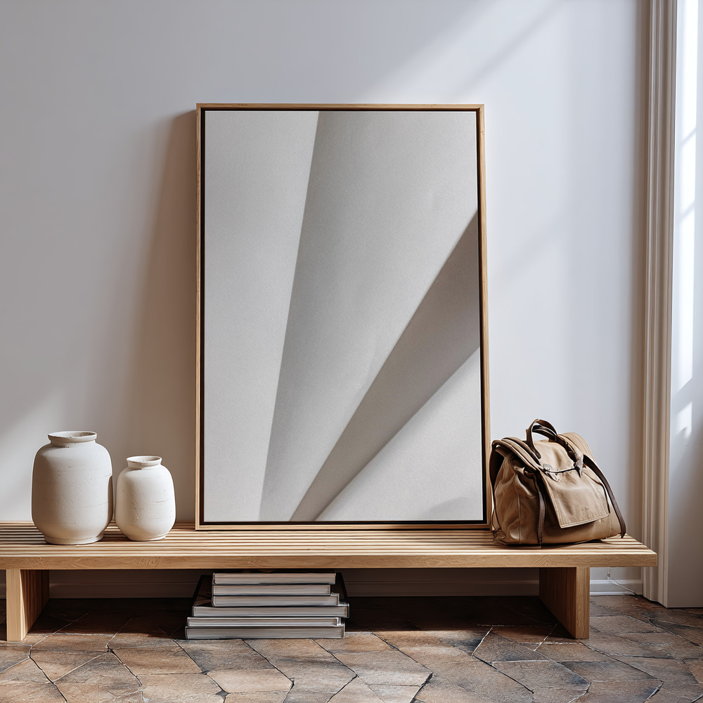 Canvas print - Paper Studies 20 in guest room