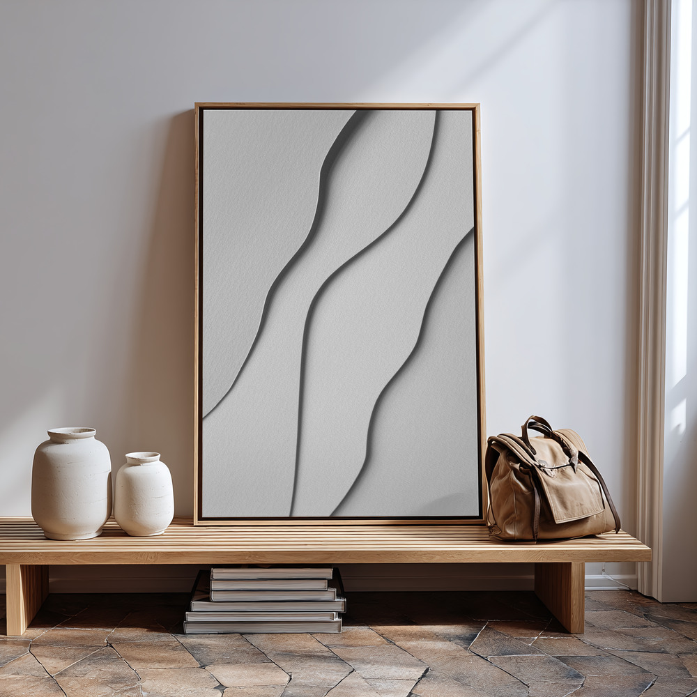 Canvas print - Paper Studies 28 by the entrance