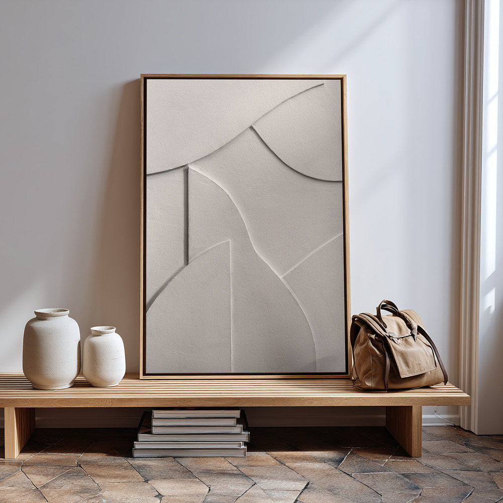 Canvas print - Shadow Play 3 in guest room