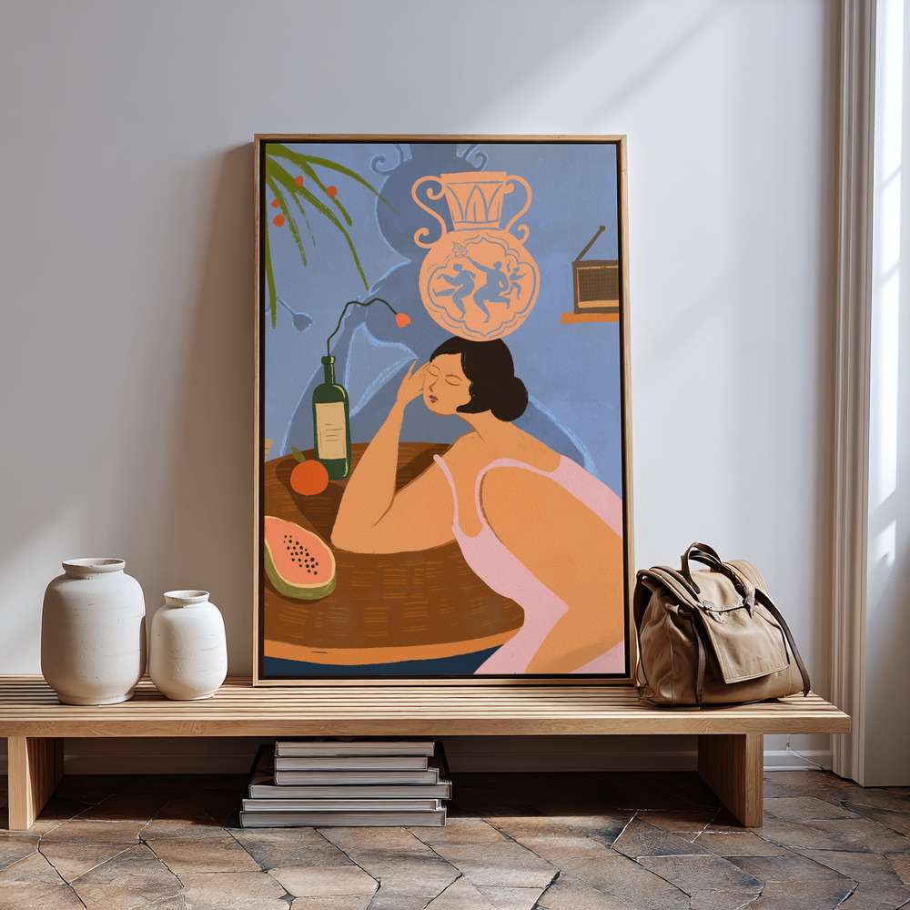 Canvas print - Bestill in guest room