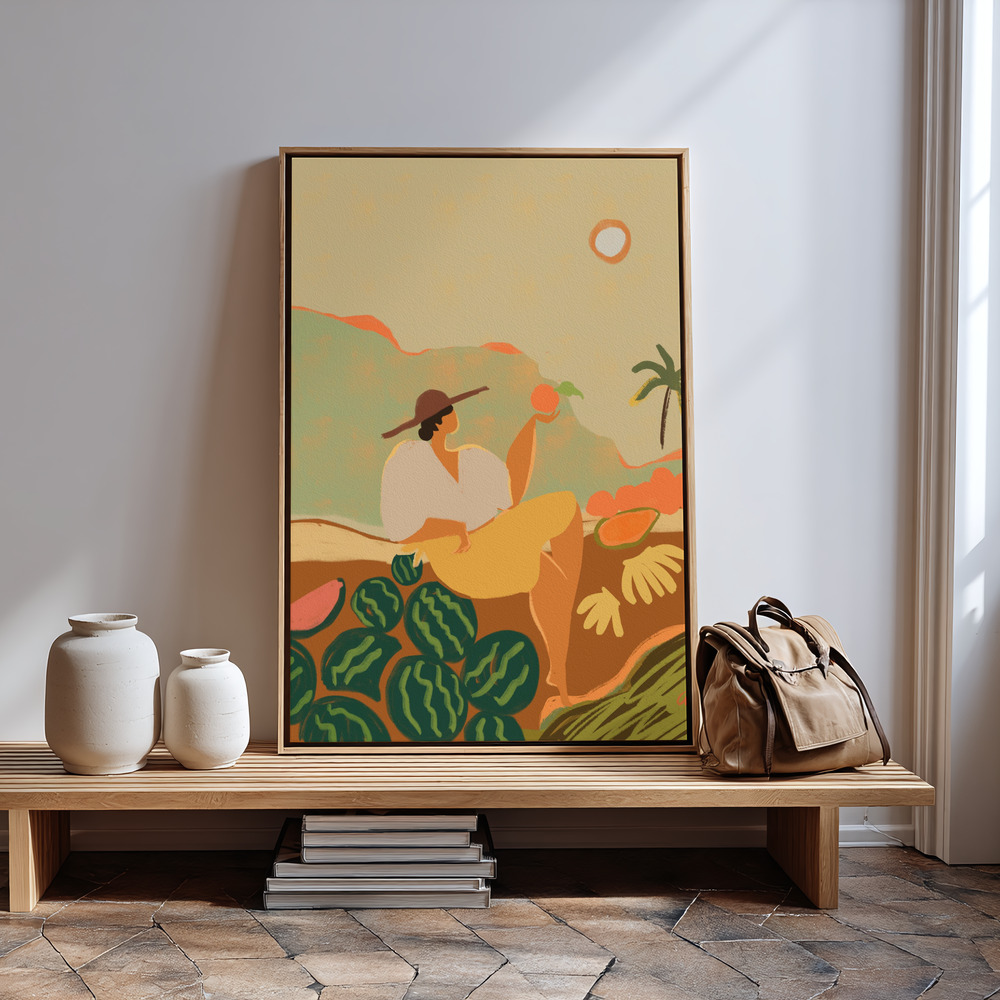 Canvas print - Farmer Guava in guest room