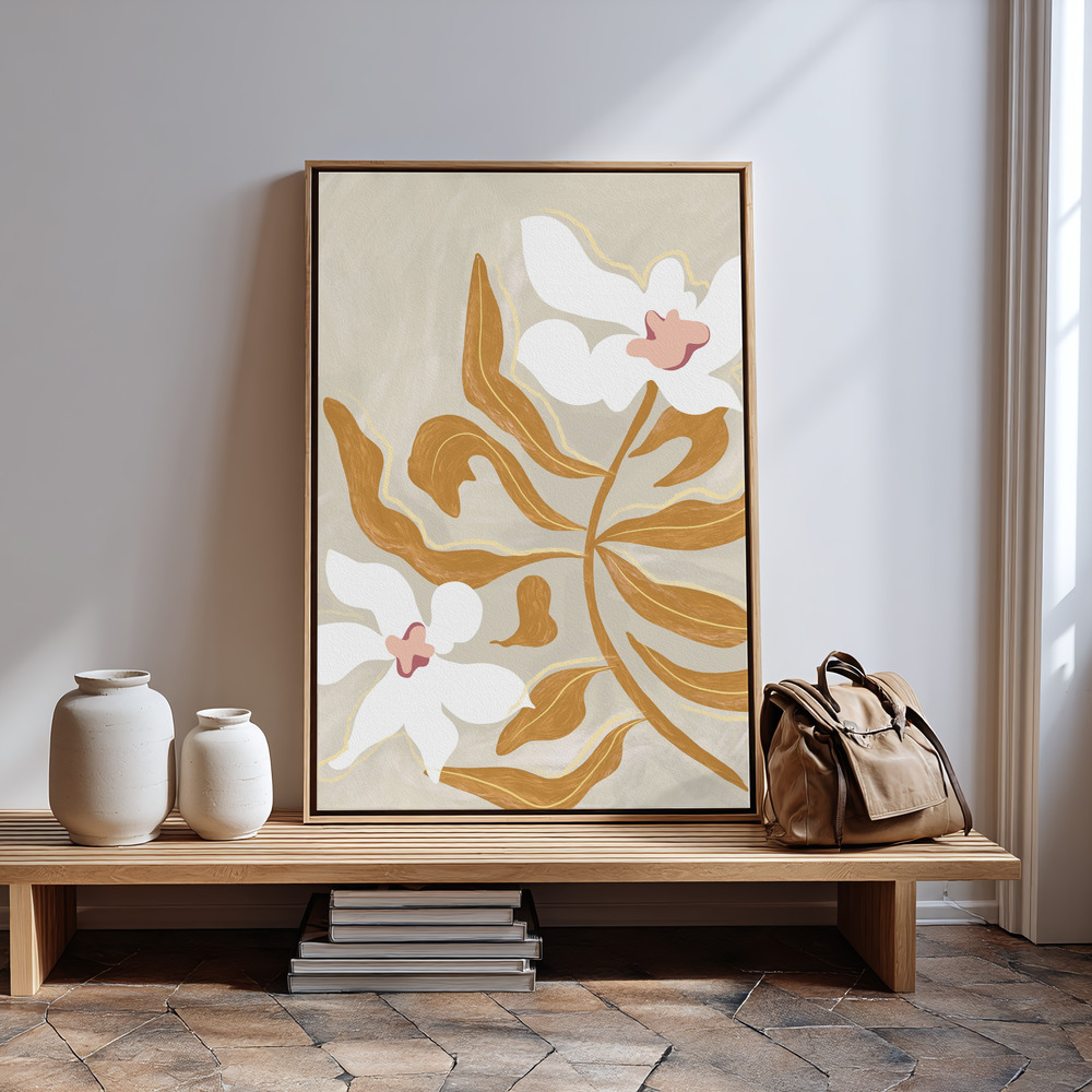 Canvas print - Flowerflowerflower in guest room