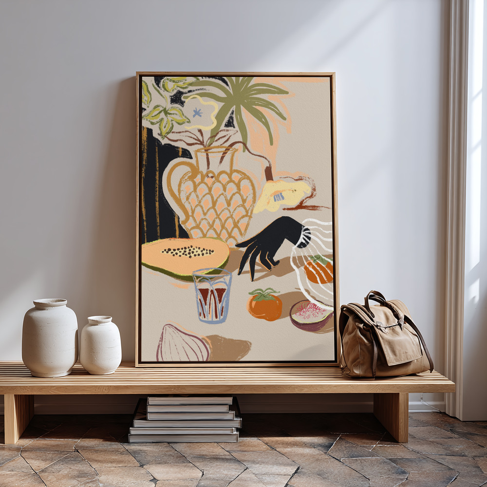 Canvas print - Fruitful Spread in guest room
