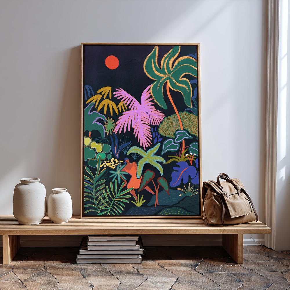 Canvas schilderi - Lost No2 bij de ingang