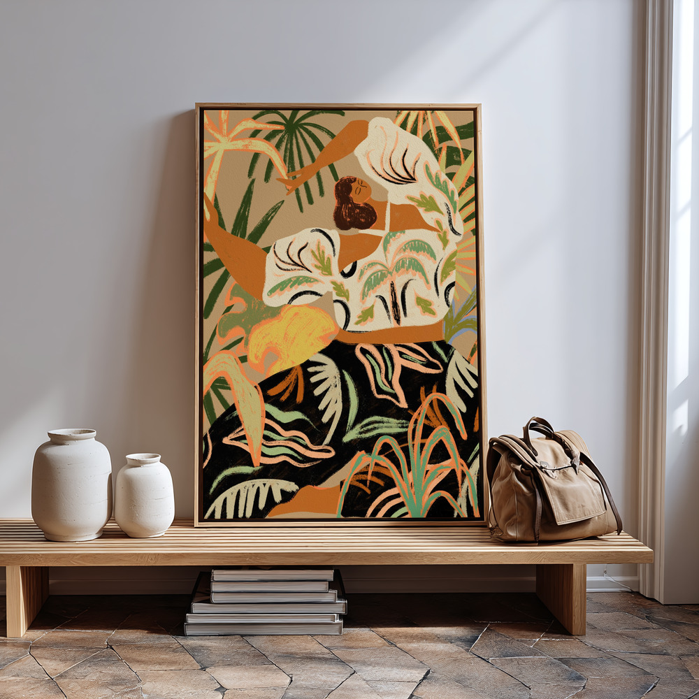 Lienzo - Nature Embrace in guest room