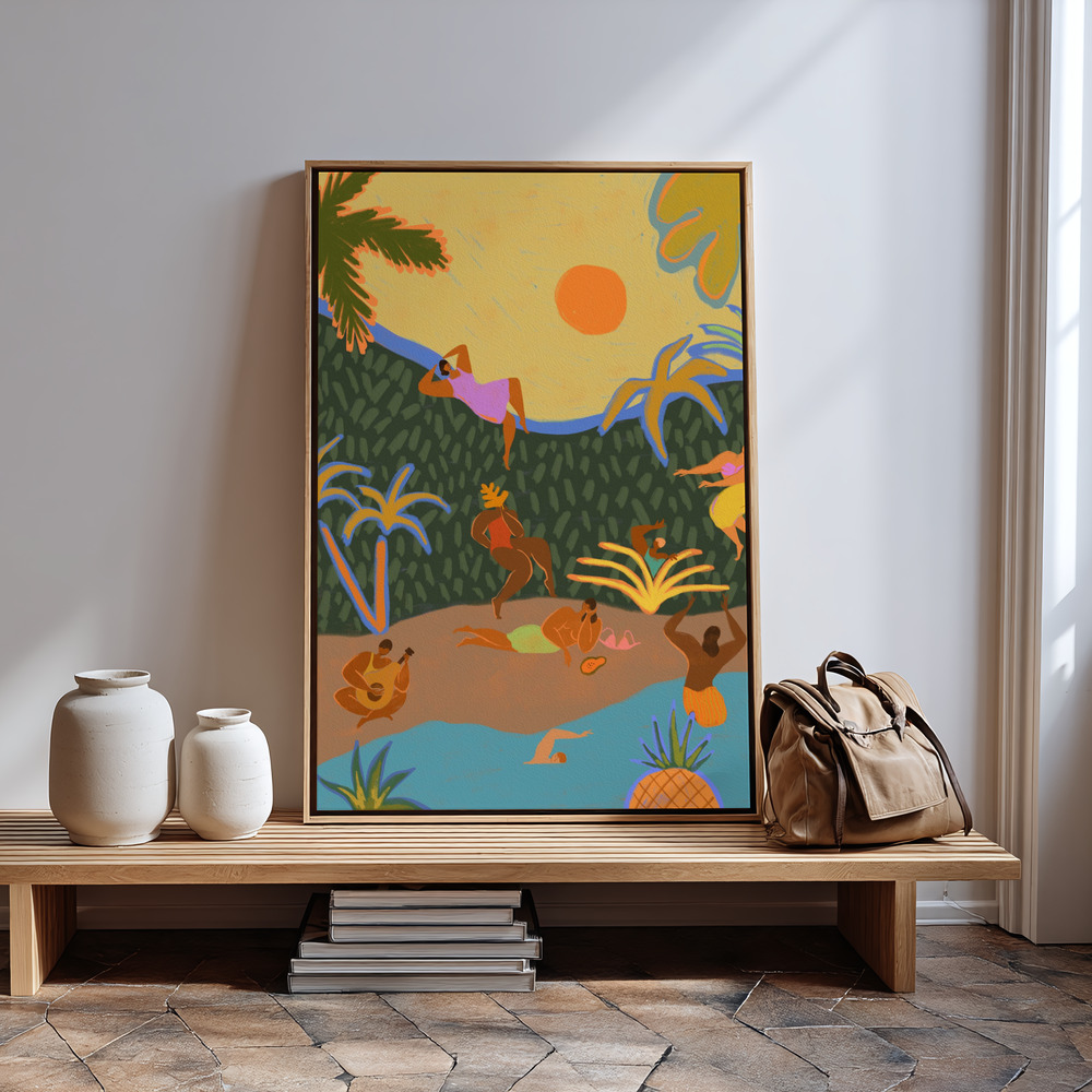 Toile - Summer Paradise à l'entrée