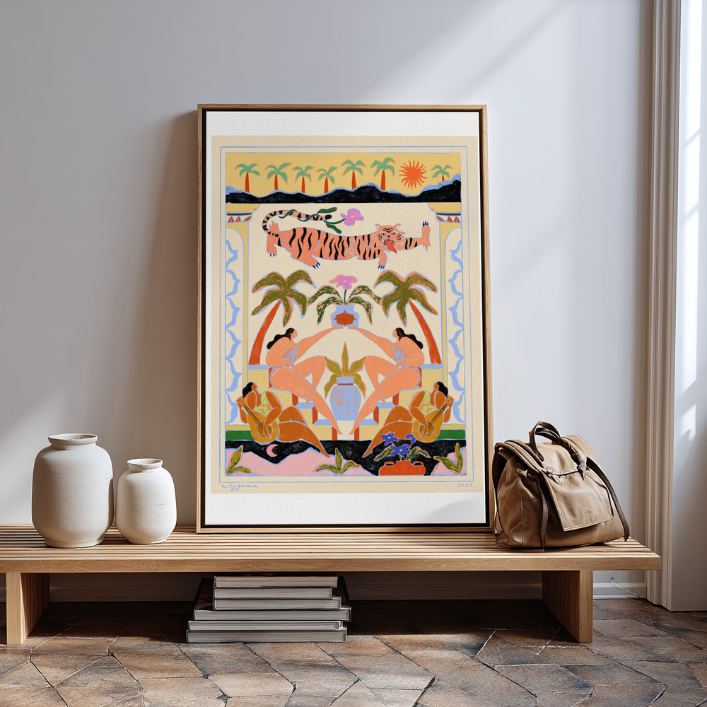 Toile - Tropicana à l'entrée