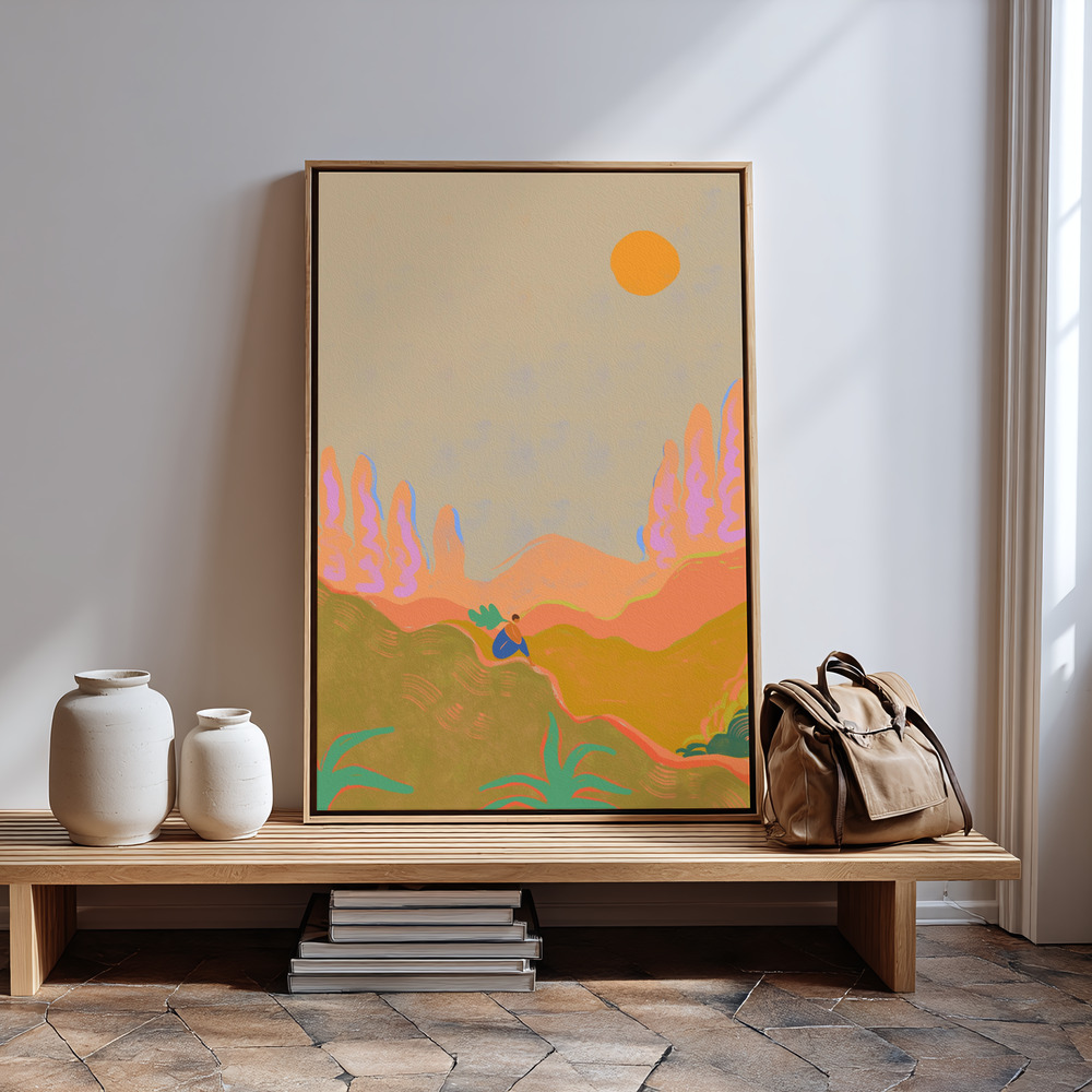 Leinwandbild - Wide Open Spaces in guest room