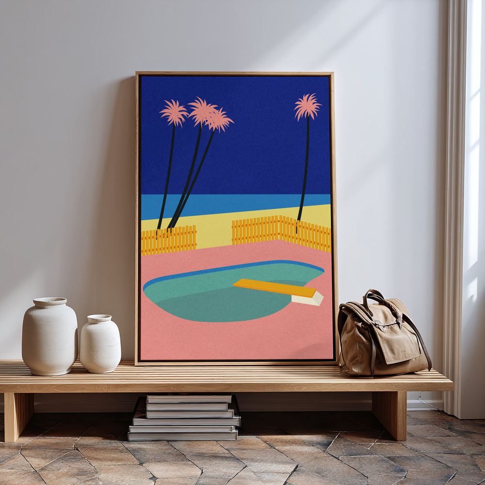 Canvas taulu - Malibu Beach sisäänkäynnin luona