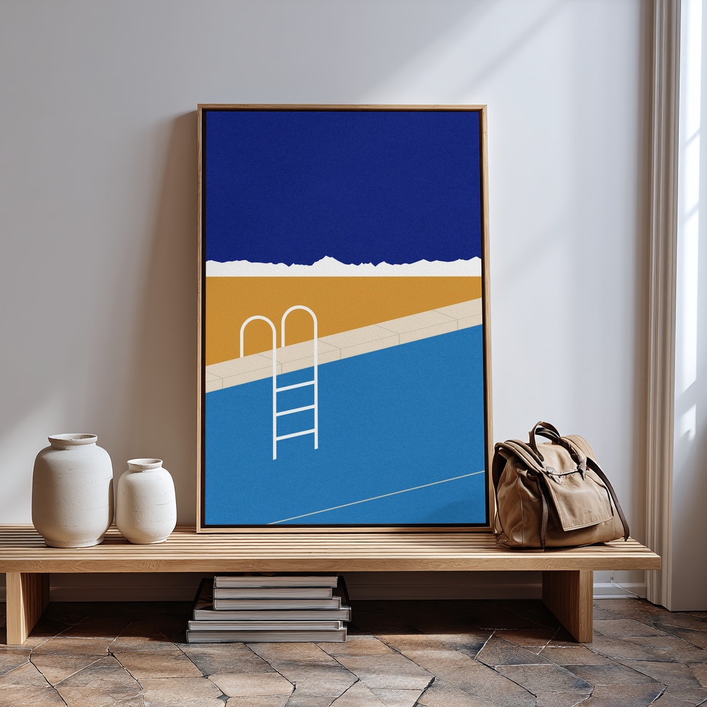 Toile - Desert Pool à l'entrée