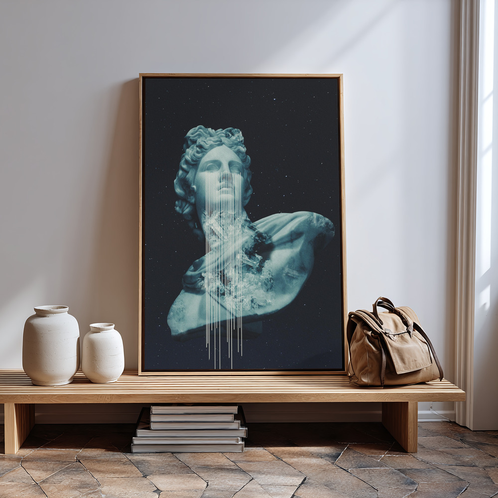 Canvas schilderi - CRSTL bij de ingang