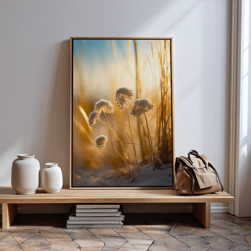 Canvas print - Beach Impressions No 3 by the entrance