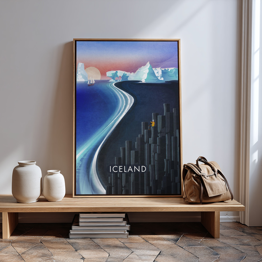 Lærred - Iceland Text.png in guest room