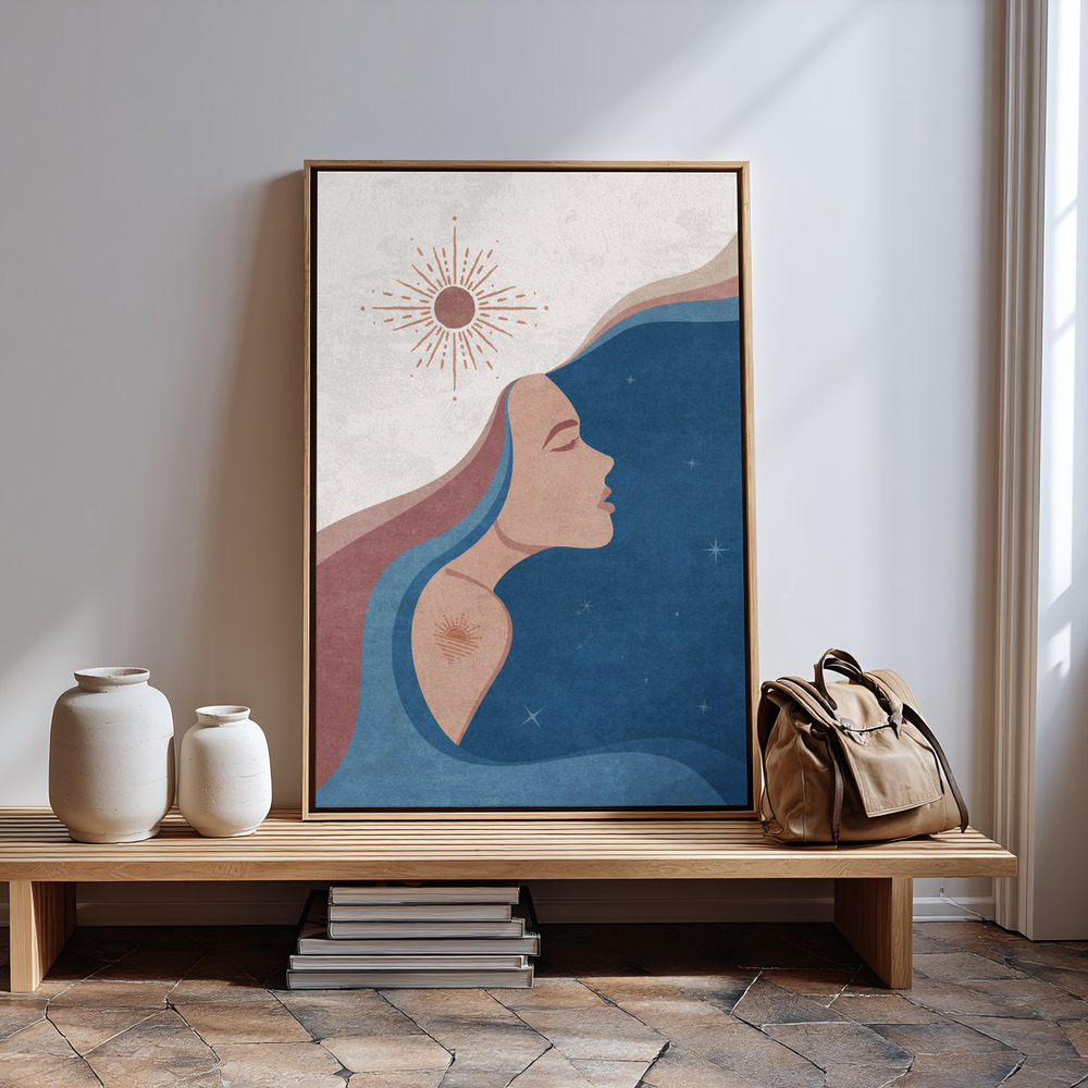 Canvas print - Celestial Harmony by the entrance