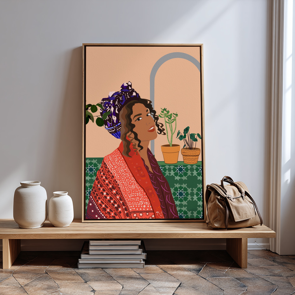 Stampe su tela - Colorful Serenity vicino all'ingresso