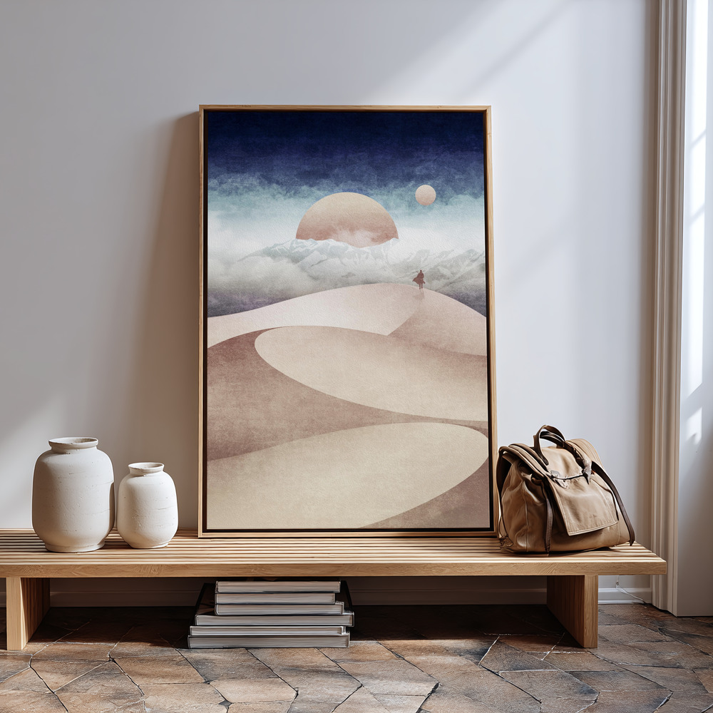 Canvas print - Desert Dreamscape by the entrance