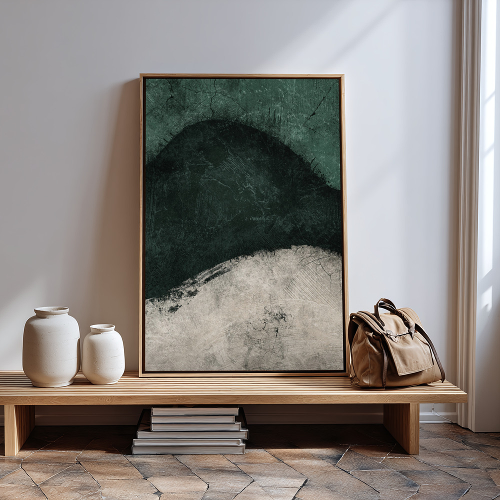 Toile - Midnight Emerald No3 à l'entrée