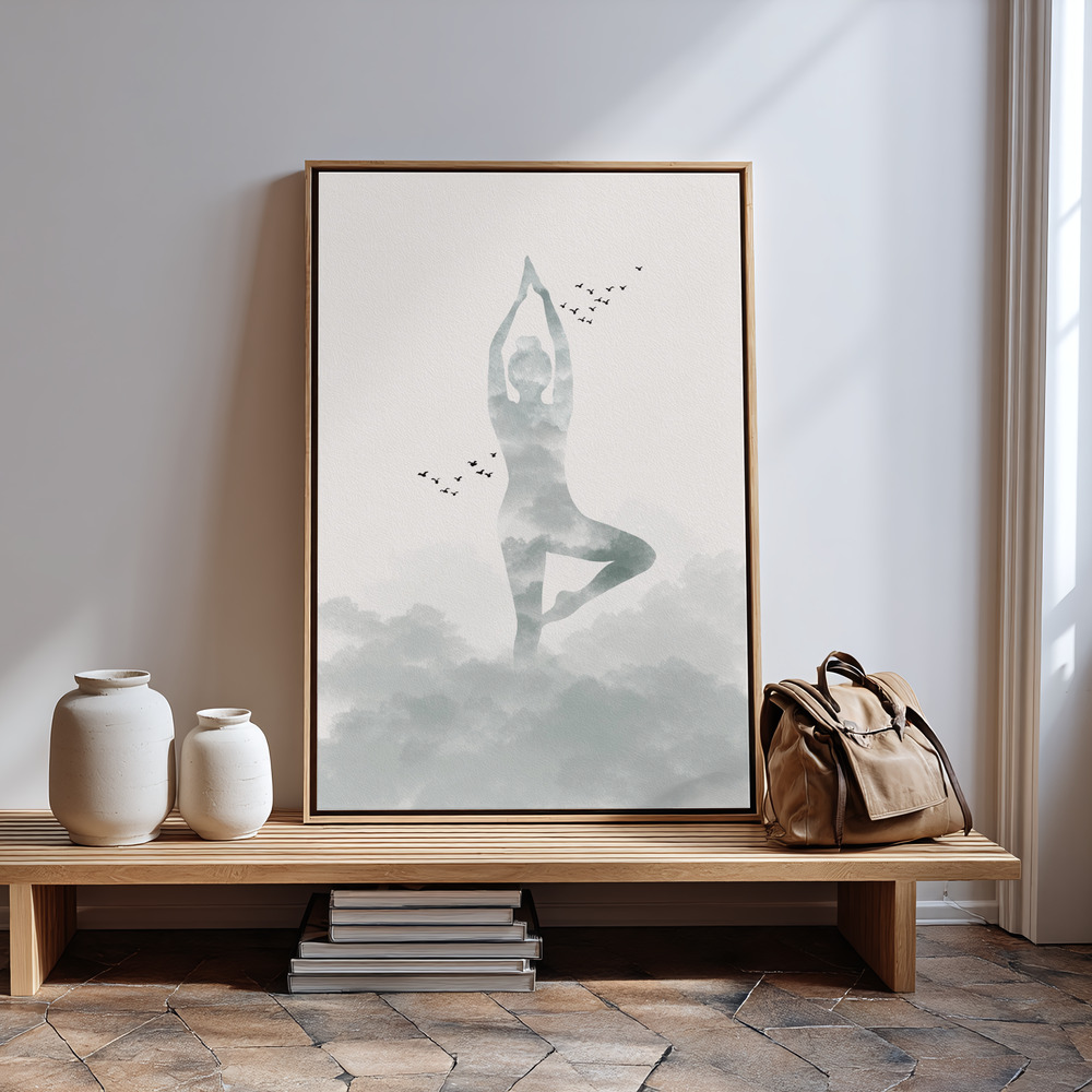 Canvas print - Namaste in guest room
