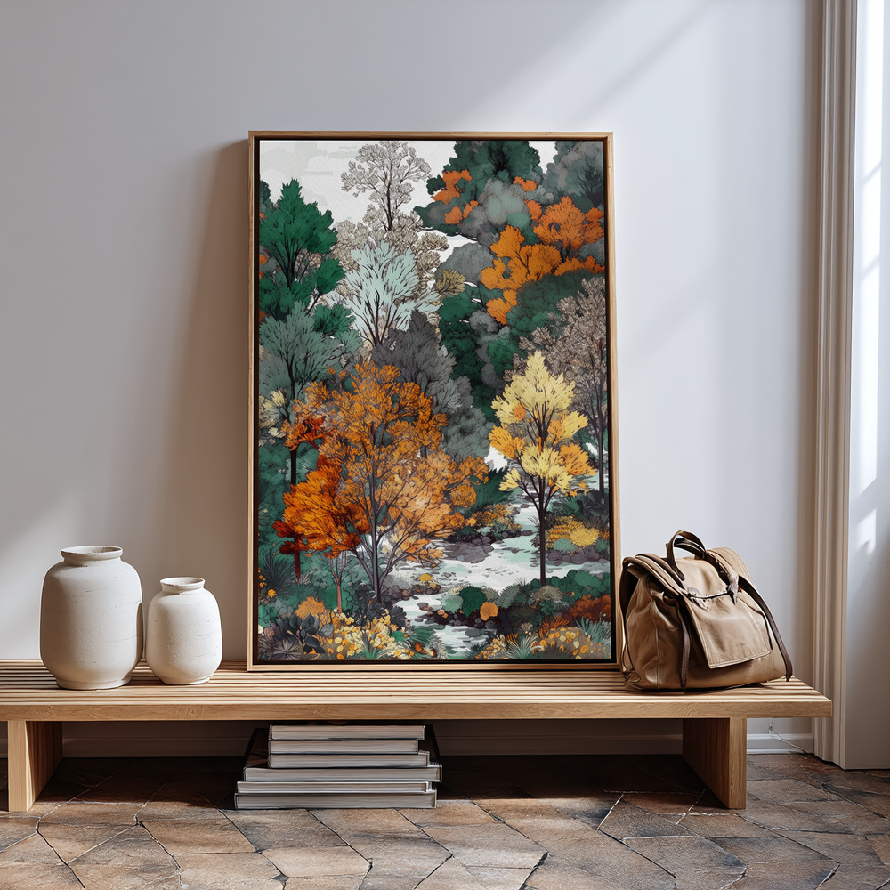 Canvas taulu - Forest 2 sisäänkäynnin luona