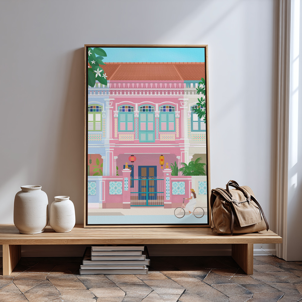 Toile - Singapore à l'entrée