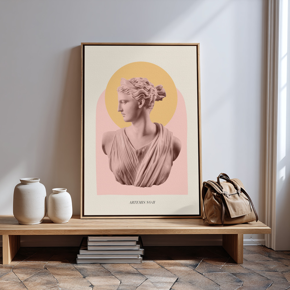 Canvas print - Goddess Artemis Mythology in guest room