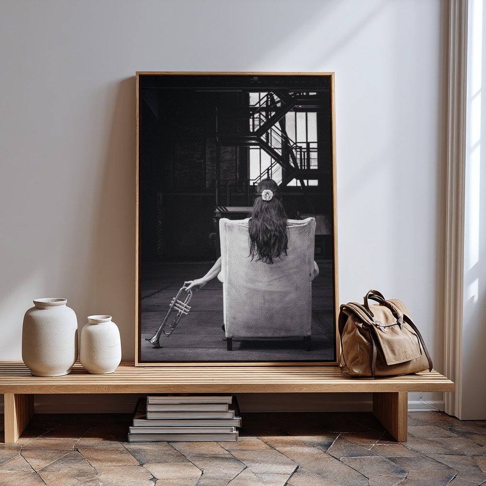 Canvas print - Sentimental sounds in guest room