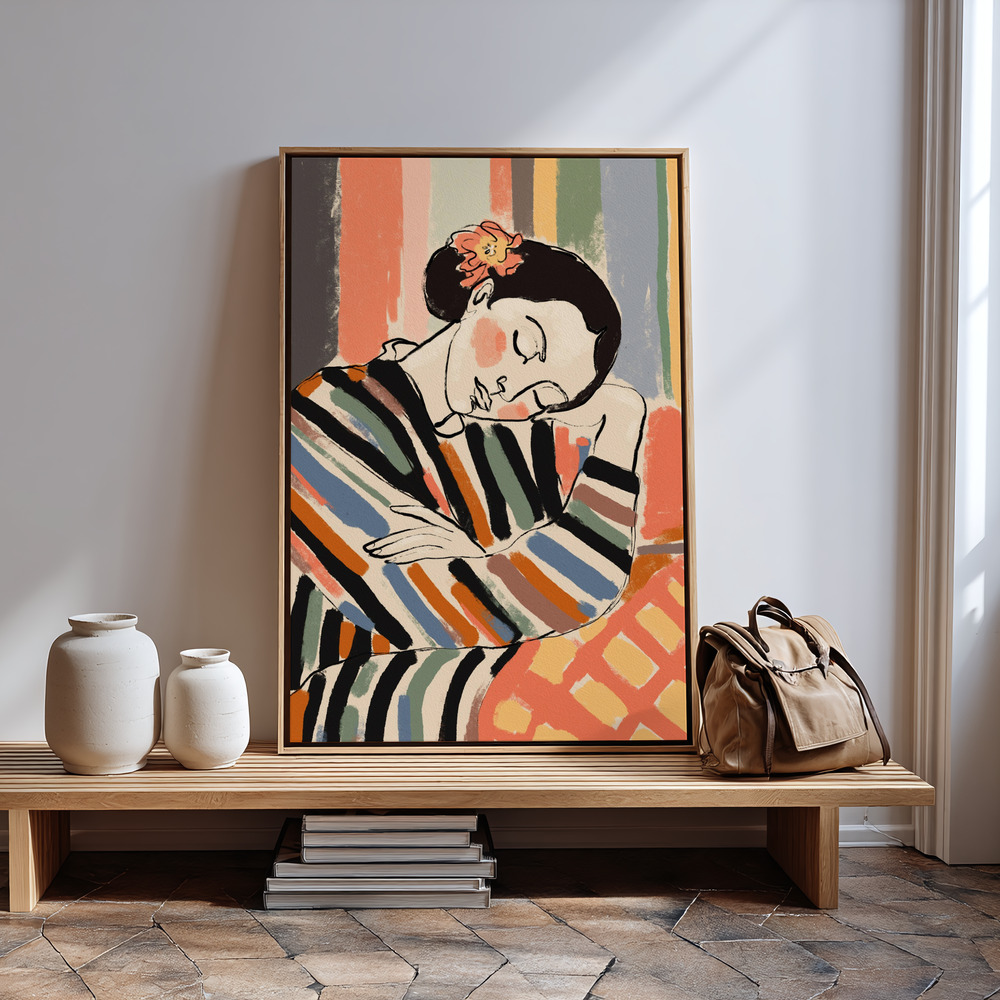 Canvas print - A Short Nap in guest room