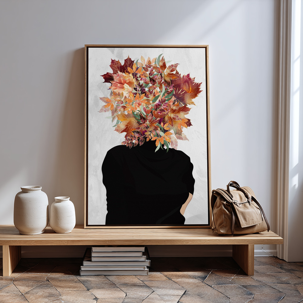 Canvas print - Autumn Face - Marilyn Monroe in guest room