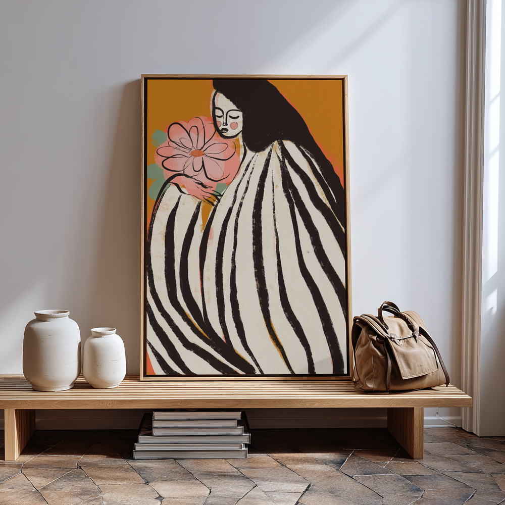 Canvas print - A Silent Moment in guest room