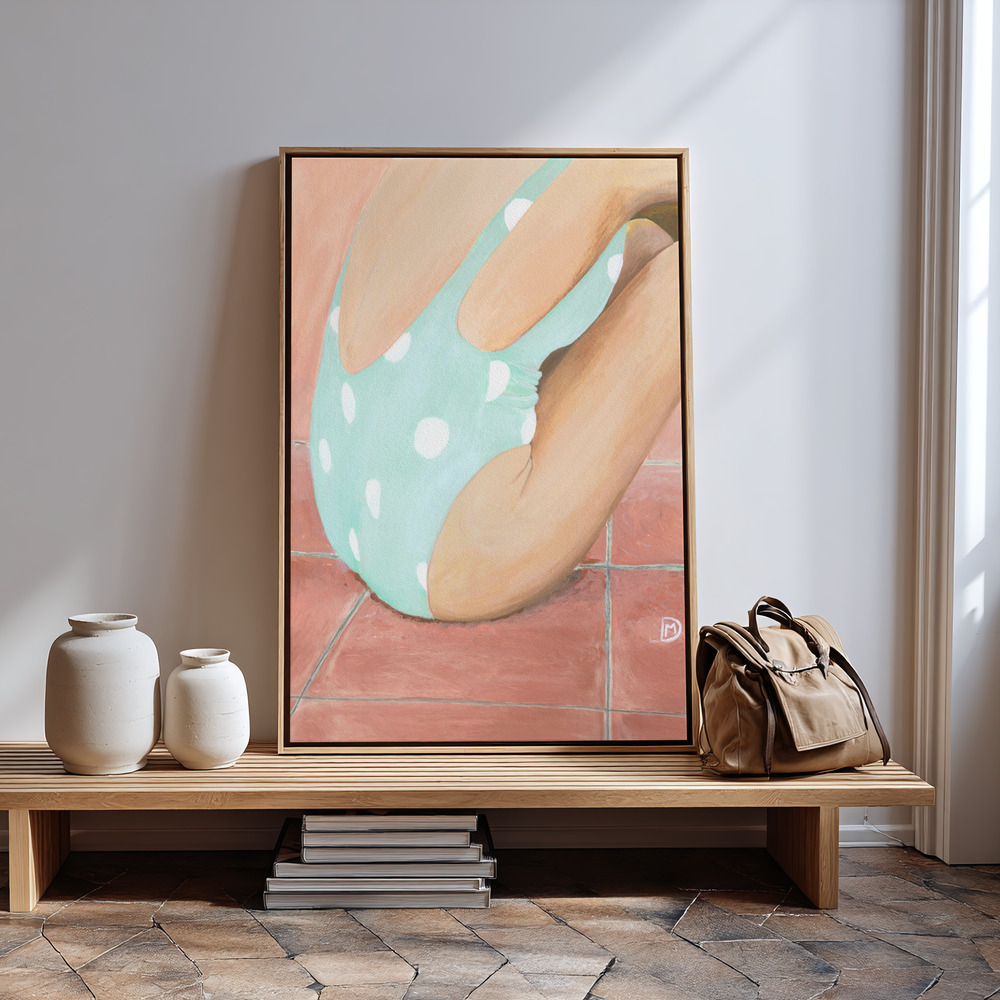 Canvas print - Ana in guest room