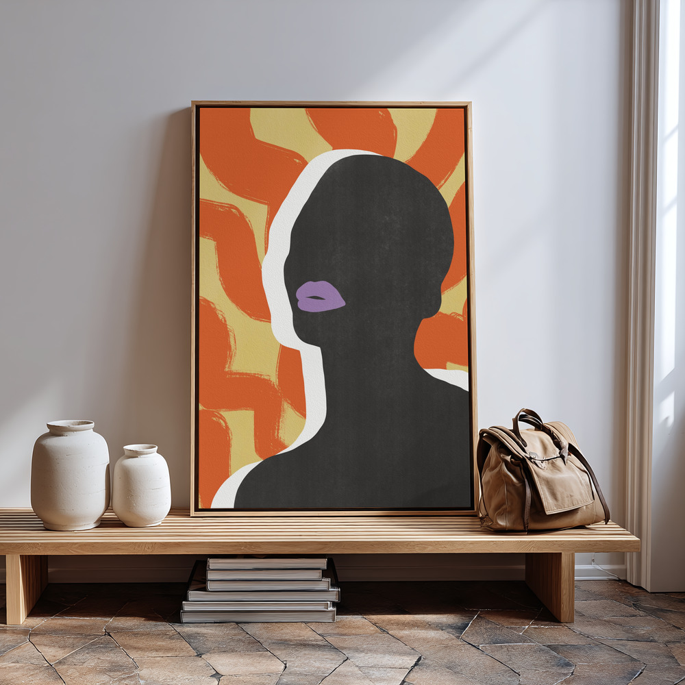Canvas print - Anonymous Portrait In the Sun in guest room