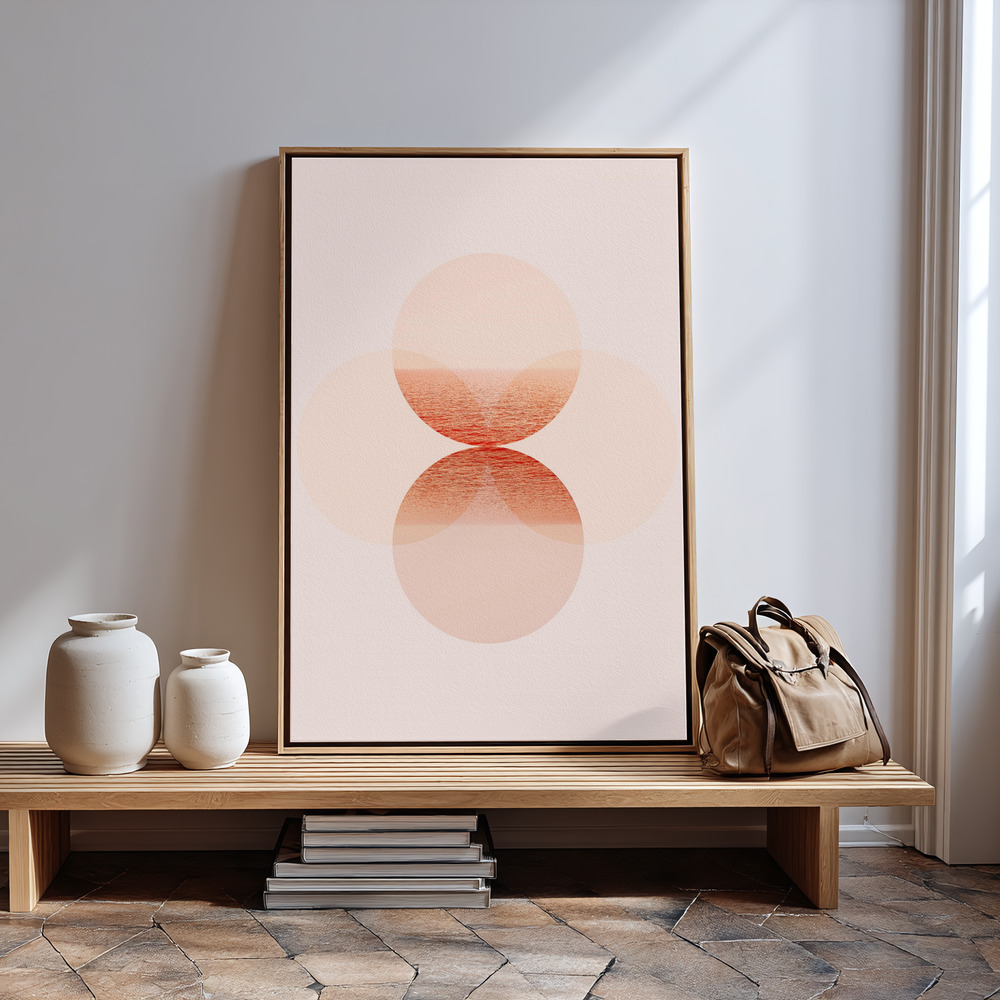 Canvas print - Lunar Blush II by the entrance