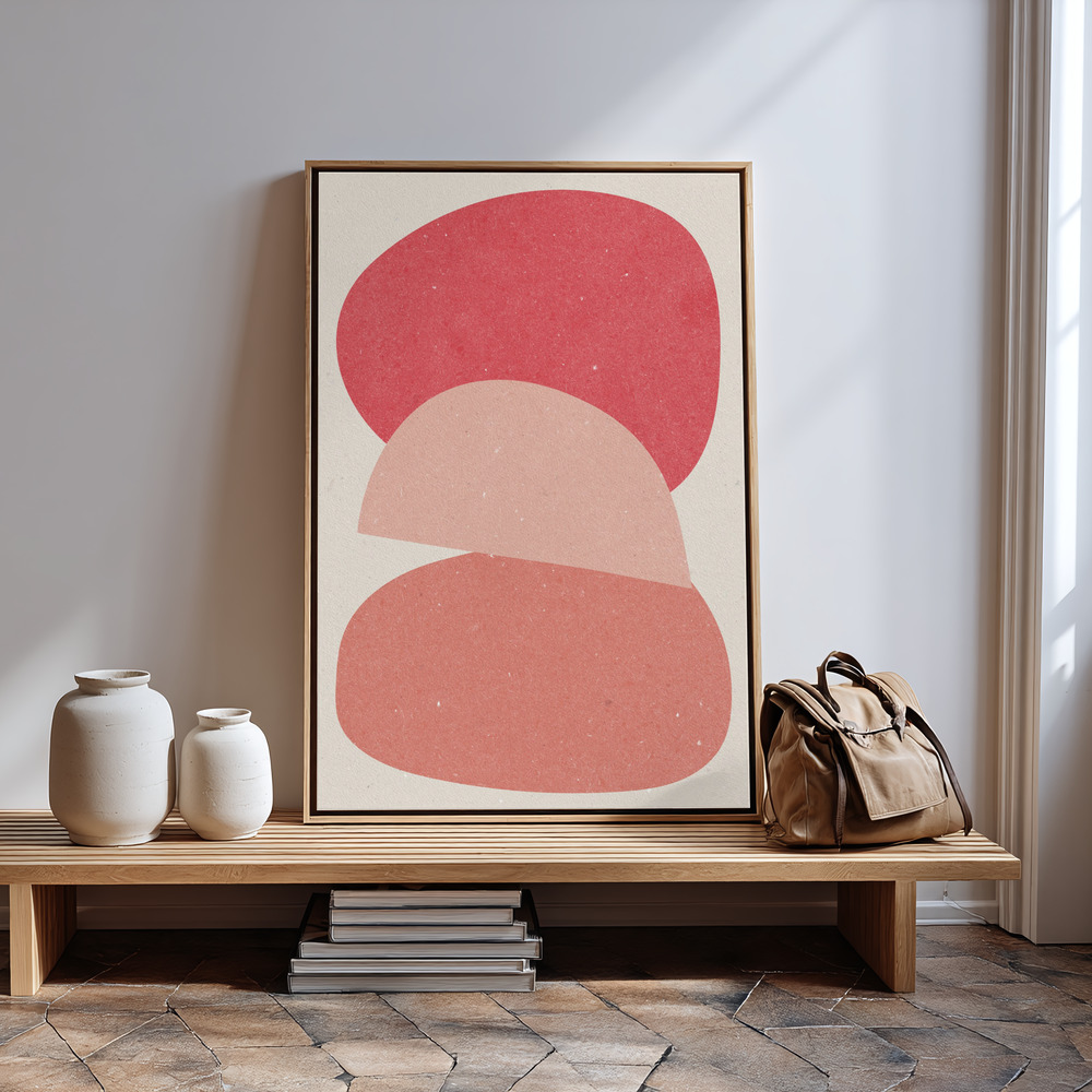 Canvas print - Abstraction 1 in guest room